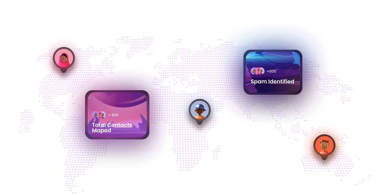 Global network map